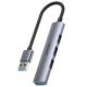 UNITEK H1208A hub & concentrateur USB 3.2 Gen 1 (3.1 Gen 1) Type-A 5000 Mbit/s Gris - H1208A