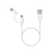 Xiaomi Mi 2-in-1 USB Cable (Micro USB to Type C) 100cm câble USB USB 2.0 1 m USB A Micro-USB B Blanc - SJV4082TY