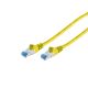 S/CONN 75711-0.25Y câble de réseau Jaune 0,25 m Cat6a S/FTP (S-STP) - 75711-0.25Y