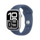 Apple Watch Series 10 OLED 46 mm Numérique 416 x 496 pixels Écran tactile 4G Argent Wifi GPS (satellite) - MWY03QF/A