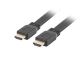 Lanberg CA-HDMI-21CU-0018-BK câble HDMI 1,8 m HDMI Type A (Standard) Noir - CA-HDMI-21CU-0018-BK