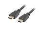 Lanberg CA-HDMI-11CC-0030-BK câble HDMI 3 m HDMI Type A (Standard) Noir - CA-HDMI-11CC-0030-BK