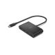 Belkin AVC018BTBK hub & concentrateur USB Type-C 10000 Mbit/s Noir - AVC018BTBK