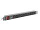 Lanberg PDU-10I-0200-IEC-BK unité de distribution d'énergie 10 sortie(s) CA 1U Noir - PDU-10I-0200-IEC-BK