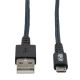 Tripp Lite U050-006-GY-MAX câble USB USB 2.0 1,8 m USB A Micro-USB B Gris - U050-006-GY-MAX