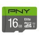 PNY Elite microSDHC 16GB 16 Go UHS-I Classe 10 - P-SDU16GU185GW-GE