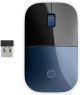 HP Wireless Mouse Z3700 souris Voyage RF sans fil Blue LED 1200 DPI - 7UH88AA
