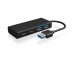 ICY BOX IB-HUB1426-U3 USB 3.2 Gen 1 (3.1 Gen 1) Type-A 5000 Mbit/s Noir - 60493
