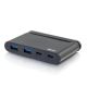 C2G 82115 hub & concentrateur USB 3.2 Gen 1 (3.1 Gen 1) Type-C 10000 Mbit/s Noir - 82115