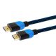 Savio GCL-02 câble HDMI 1,8 m HDMI Type A (Standard) Noir, Bleu - GCL-02