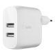 Belkin WCB002VFWH chargeur d'appareils mobiles Smartphone, Tablette Blanc Secteur Intérieure - WCB002VFWH
