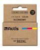 Actis cartridge KH-302CR for Hewlett Packard compatible HP 302XL F6U67AE standard - Kompatibel - Tintenpatrone cartouche d'encre 1 pièce(s) Rendement élevé (XL) Cyan, Magenta, Jaune - KH-302CR