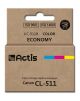 Actis KC-511R cartouche d'encre 1 pièce(s) Compatible Rendement standard Cyan, Magenta, Jaune - KC-511R