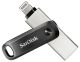 SanDisk iXpand lecteur USB flash 64 Go USB Type-A / Lightning 3.2 Gen 2 (3.1 Gen 2) Noir, Argent - SDIX60N-064G-GN6NN