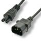 MCL C14 / C5 POWER CORD 2M . Noir Coupleur C14 Coupleur C5 - MC908/C14-2M