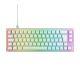 CHERRY K5V2 Compact clavier Jouer USB AZERTY Français Blanc - CX-K5V2-RGB-CPT-TPWHITE-R-FRA