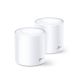TP-Link Deco X20 (2-pack) Bi-bande (2,4 GHz / 5 GHz) Wi-Fi 5 (802.11ac) Blanc Interne - DECO X20(2-PACK)