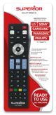 Superior RCPANASONIC télécommande IR Wireless TV Appuyez sur les boutons - RCPANASONIC