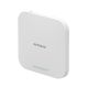 NETGEAR Insight Cloud Managed WiFi 6 AX1800 Dual Band Access Point (WAX610) 1800 Mbit/s Blanc Connexion Ethernet, supportant l'alimentation via ce port (PoE) - WAX610-100EUS