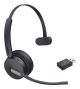 Yealink WH64 Hybrid Mono UC Casque Sans fil Arceau Bureau/Centre d'appels Micro-USB Bluetooth Noir - 1208688