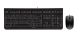 CHERRY DC 2000 clavier Souris incluse Universel USB AZERTY Belge Noir - JD-0800BE-2