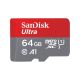 SanDisk Ultra 64 Go MicroSDXC Classe 10 - SDSQUA4-064G-GN6MA
