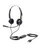 Urban Factory USB HEADSET WITH REMOTE CONTROL Casque Avec fil Arceau USB Type-A Noir - HBV01UF