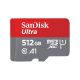 SanDisk Ultra microSD 512 Go MicroSDXC UHS-I Classe 10 - SDSQUNR-512G-GN6TA