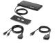 Belkin F1DN102MOD-HH-4 commutateur écran, clavier et souris Noir - F1DN102MOD-HH-4