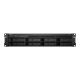 Synology RackStation RS1221+ serveur de stockage NAS Rack (2 U) Ryzen Embedded V1500B 4 Go DDR4 0 To DiskStation Manager Noir - RS1221+