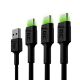 Green Cell KABGCSET02 câble USB 1,2 m USB A USB C Noir - KABGCSET02