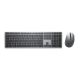 DELL KM7321W clavier Souris incluse Bureau RF sans fil + Bluetooth Gris, Titane - KM7321WGY-FR