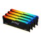 Kingston Technology FURY Beast RGB module de mémoire 64 Go 4 x 16 Go - KF432C16BB12AK4/64