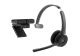 Cisco BUN-722+CAMD-C-WW écouteur/casque Sans fil Arceau Bureau/Centre d'appels Bluetooth Noir - BUN-722+CAMD-C-WW