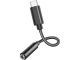 DLH USB-C TO AUDIO JACK ADAPTER CABLE 3.5 MM 13CM 3,5 mm Noir - DY-TU4560
