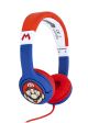OTL Technologies Super Mario Blue Écouteurs Avec fil Arceau Musique Multicolore - SM0762