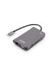 Urban Factory TCM16UF station d'accueil Avec fil USB 3.2 Gen 1 (3.1 Gen 1) Type-C Gris - TCM16UF