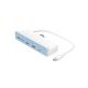 HYPER HD34A8 station d'accueil USB 3.2 Gen 1 (3.1 Gen 1) Type-C Blanc - HD34A8