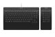 3Dconnexion Keyboard Pro with Numpad clavier Bureau USB + RF Wireless + Bluetooth QWERTY US International Noir - 3DX-700092