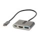 StarTech.com CDP2HDUACP2 station d'accueil Avec fil USB 3.2 Gen 1 (3.1 Gen 1) Type-C Gris - CDP2HDUACP2