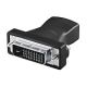 LogiLink HDMI to DVI Adapter HDMI 19-pin female DVI-D (24+1) male Noir - AH0001