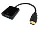DLH DY-TU4746B câble vidéo et adaptateur 0,24 m HDMI Type A (Standard) VGA (D-Sub) + Micro-USB Type-B - DY-TU4746B