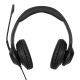 Targus AEH102GL écouteur/casque Avec fil Arceau Appels/Musique USB Type-A Noir - AEH102GL