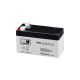 MW Power MWS 1.3-12 Batterie de l'onduleur Sealed Lead Acid (VRLA) 12 V 1,3 Ah - MWS 1.3-12
