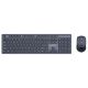 Gembird KBS-WCH-04 clavier Souris incluse Maison RF sans fil Noir - KBS-WCH-04