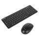 Targus BUS0421UK clavier Souris incluse Bureau RF sans fil + Bluetooth QWERTY Noir - BUS0421UK