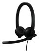 Logitech H570e Casque Avec fil Arceau Bureau/Centre d'appels USB Type-C Noir - 981-001431