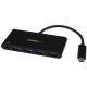 StarTech.com HB30C4AFPD hub & concentrateur USB 3.2 Gen 1 (3.1 Gen 1) Type-C 5000 Mbit/s Noir - HB30C4AFPD