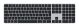 Apple Magic clavier Universel USB + Bluetooth QWERTY Anglais britannique Noir - MXK83B/A