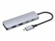 DLH DY-TU5125 hub & concentrateur USB Type-C 10000 Mbit/s Gris - DY-TU5125